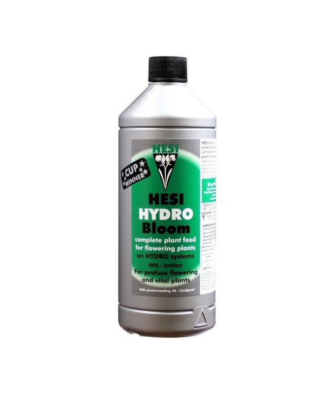 Hesi Hydro Bloom 1l - Nawóz na fazę kwitnienia hydroponika - 1 - Hydro Bloom zawiera większą koncentrację fosforu i potasu w por