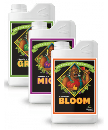 Zestaw Advanced Nutrients 3 x 5L Grow Micro Bloom - 3 - Zestaw Hobbyist od Advanced Nutrients zestaw wszystkiego co niezbędne do