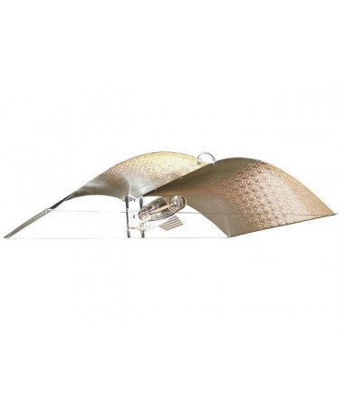 Adjust A Wings Odbłyśnik Average Silver MEDIUM + Spreader, STUCCO 97% 400-600W Średni - 1 - dwa skrzydła po 55x38cm każde, gniaz