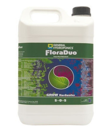 Terra Aquatica / GHE Dual Part Grow 5L (woda twarda) - 2 - nawóz z serii DUO (DuoGro, DuoBloom) przeznaczony na fazę wzrostu, d