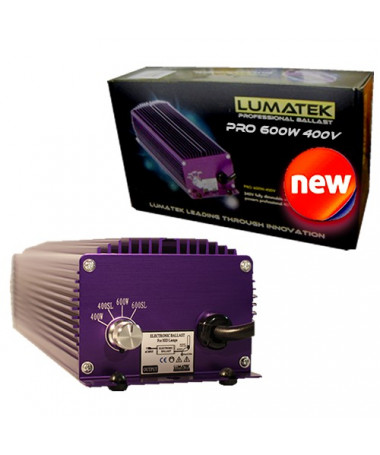 Zasilacz cyfrowy Lumatek PRO regulacja 4-stopniowa 1000W 400V - 1 - Elektroniczne układyzasilania zdalnego Lumatek Pro600 EU/UK 