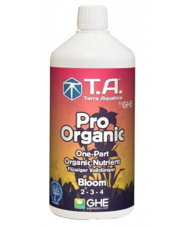 Terra Aquatica GHE Pro Organic BLOOM 1l - 1 - zapewnia doskonale wyważone składniki odżywcze potrzebne do kwitnienia i obfitego 