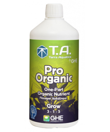 Terra Aquatica GHE Pro Organic GROW 1l - 1 - została specjalnie opracowana pod kątem spełnienia wszelkich potrzeb wszystkich roś