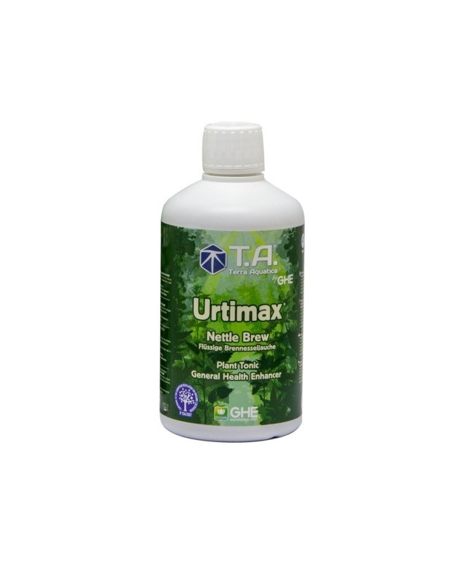 Terra Aquatica GHE Urtimax 500ml Organiczny stymulator systemu odpornościowego - 1 - jest organicznym wyciągiem z pokrzyw, zawie