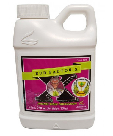 Advanced Nutrients Bud Factor X 250ml poprawia smak i zapach kwiatów i owoców - 1 - Bud Factor X&nbsp;ratuje sytuację, jeśli niedobór