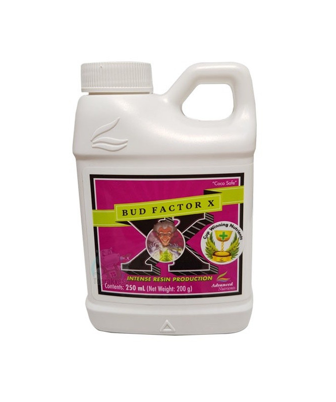 Advanced Nutrients Bud Factor X 250ml poprawia smak i zapach kwiatów i owoców - 1 - Bud Factor X ratuje sytuację, jeśli niedobór Advanced Nutrients Bud Factor X 250ml poprawia smak i zapach kwiatów i owoców - 1 - Bud Factor X ratuje sytuację, jeśli niedobór