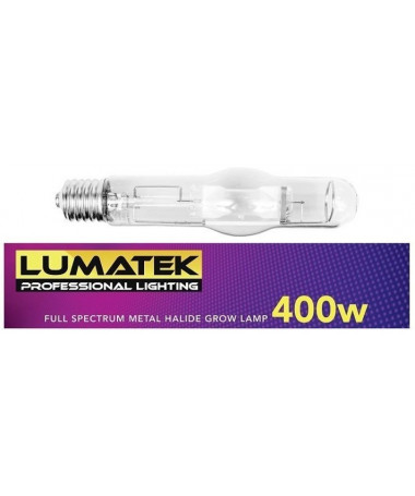 Lampa MH 400W Lumatek - 1 - MH Lumatek 400W to lampa metalo-halogenkowa o mocy 400W, popularna wśród hodowców roślin. Wykorzystu