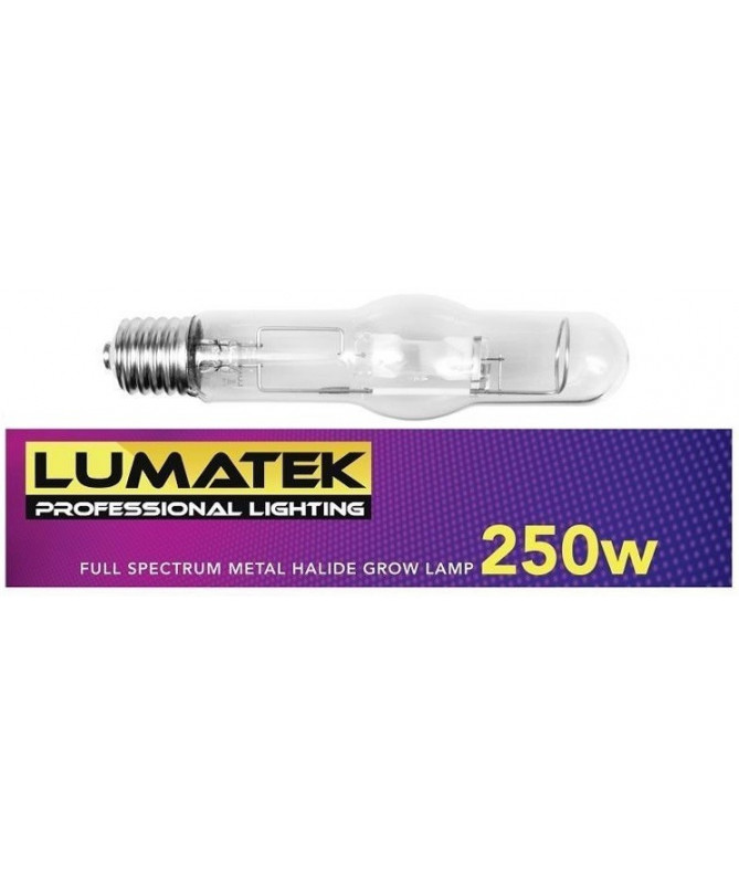 Lampa MH 250W Lumatek - 1 - **MH Lumatek 250W** to lampa metalohalogenkowa o mocy 250W od marki **LUMATEK**. Dostarcza pełne spe
