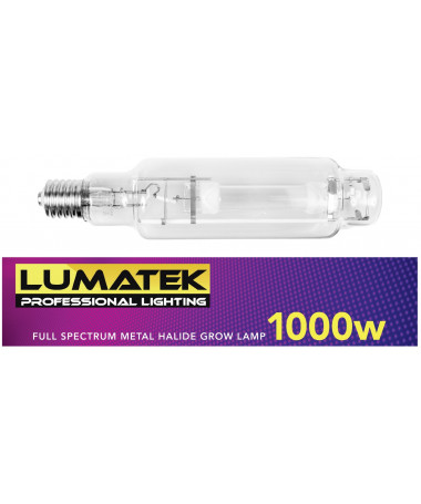 Lampa MH 1000W Lumatek - 1 - lampa / żarówka metalo-halogenkowa 1000W, kształt żarówki - TT80, model: Full Spectrum Metal Halide