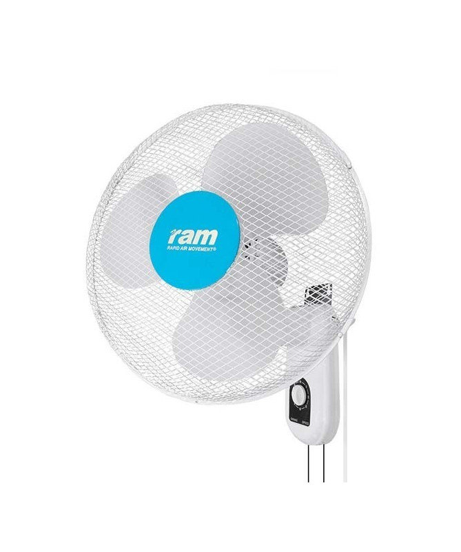 Wentylator naścienny RAM 3-biegowy Ø 40cm 40W - 1 - Wentylator naścienny RAM 3-biegowy z oscylacją 40W Wentylator naścienny RAM 3-biegowy Ø 40cm 40W - 1 - Wentylator naścienny RAM 3-biegowy z oscylacją 40W