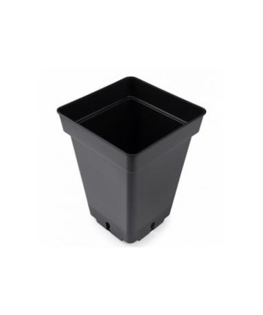 Doniczka plastikowa kwadratowa - 6.2L - 1 - Donica plastikowa kwadratowaWymiary:0.25l&nbsp;(70mm x 70mm x h80mm)1.5l&nbsp;(130mm x 130mm x