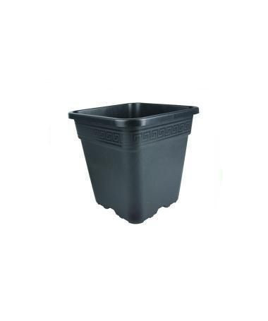 DONICZKA KWADRATOWA 5L (19*19*H19,5) - 1 - Donica plastikowa kwadratowa 9l (230mm x 230mm x h240mm)