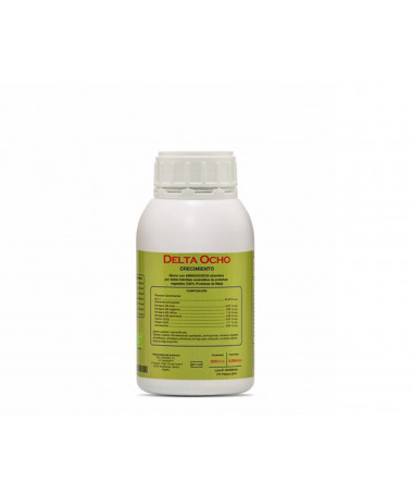 CannaBioGen Delta 8 150ml - 1 - 3-6ml / 1 L, na fazę wzrostu, najlepsze działanie w przedziale ph 5-8, PK 0,2-1%, Azot 9%, Amino