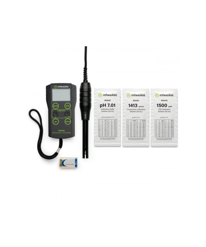 ELEKTRONICZNY MIERNIK pH + EC MW802 MILWAUKEE - 1 - 