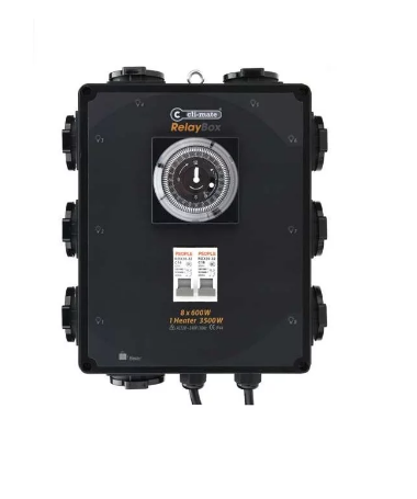 Programator czasowy Cli-mate RC-2010D8 8x600w +. ogrzewanie - 1 - Programator czasowy Cli-mate RC-2010D8 to najwyższej jakości n