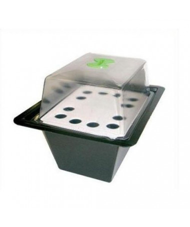 Propagator Nutriculture - 12 sadzonek - 1 - * pokrywka działowa z otworamina koszyczki (37,5x30,5cm, fi50)* pokrywa akrylowa z r