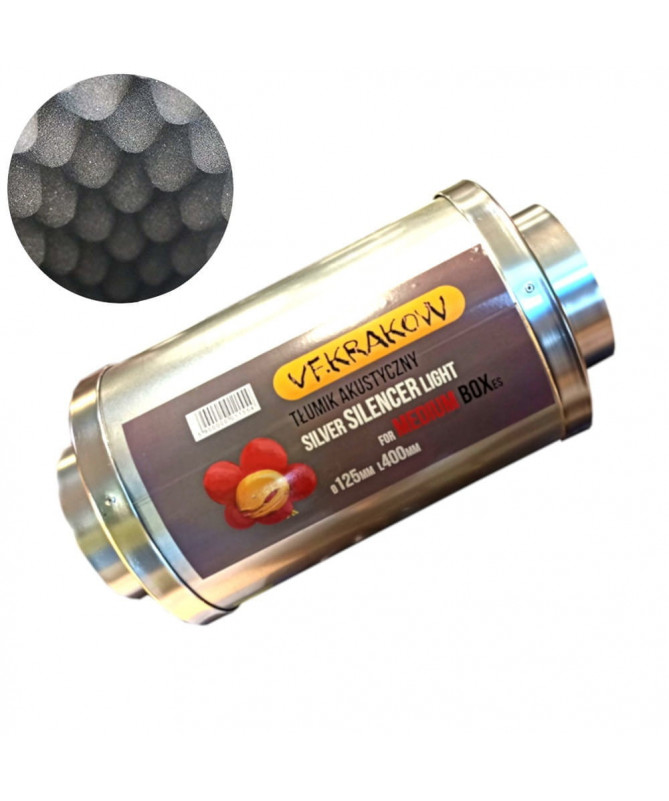 TŁUMIK AKUSTYCZNY Fi150mm Dł500mm SZTYWNY, ULTRALEKKI - VF SILENCER LIGHT - 1 - 