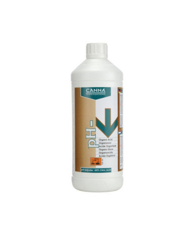 CANNA PH MINUS ORGANIC 1L - 1 - Nasza naturalna, organiczna alternatywa dla chemicznych regulatorów pH stanowi wyjątkowe rozwiąz