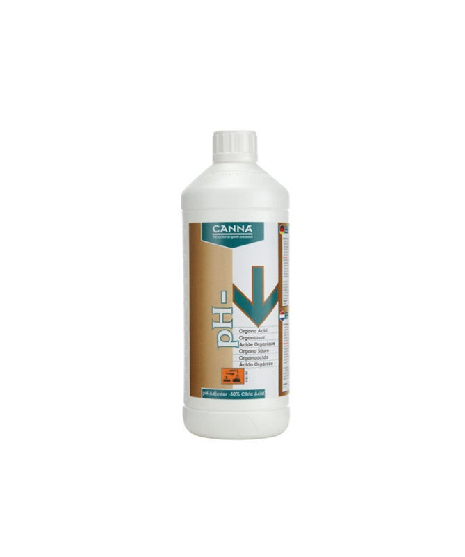 CANNA PH MINUS ORGANIC 1L - 1 - Nasza naturalna, organiczna alternatywa dla chemicznych regulatorów pH stanowi wyjątkowe rozwiąz