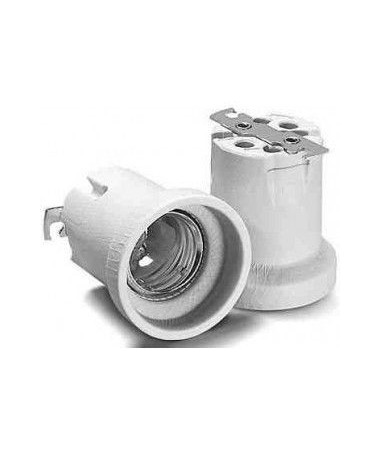 GNIAZDO CERAMICZNE E40 - 1 - solidne gniazdo cermiaczne z uchwytamigwint E40 do HPS i MH powyżej 100W
