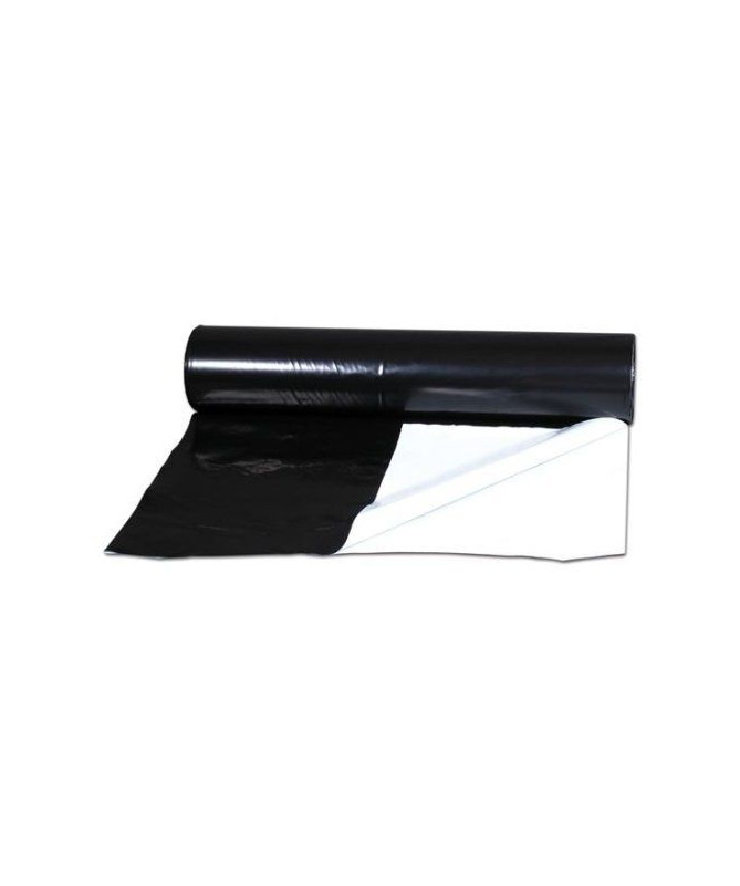 Folia czarno-biała - 2m x 10m - 1 - Folia dwustronna, czarno-biała grubość: 0,07 mm wysokość: 10 m (sprzedajemy z rolki) przy
