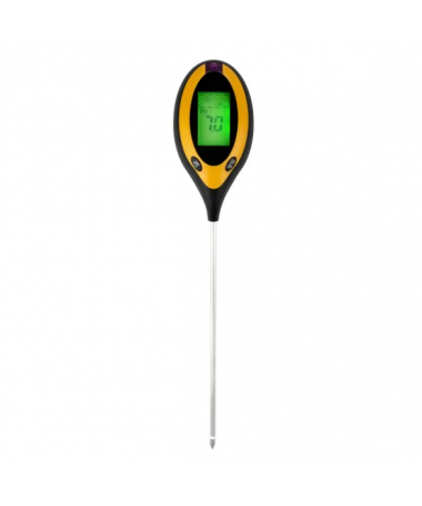 Miernik pH gleby 4w1 | Elektroniczny tester podłoża - 1 - ADWA AD12 to urządzenie służące do pomiaru poziomu pH oraz temperatury