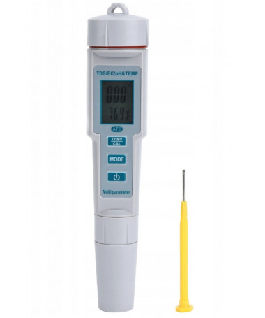 PH+EC+TEMP+TDS METER 4w1 ! - 1 - ADWA AD12 to urządzenie służące do pomiaru poziomu pH oraz temperatury. Produkt jest jednym z 