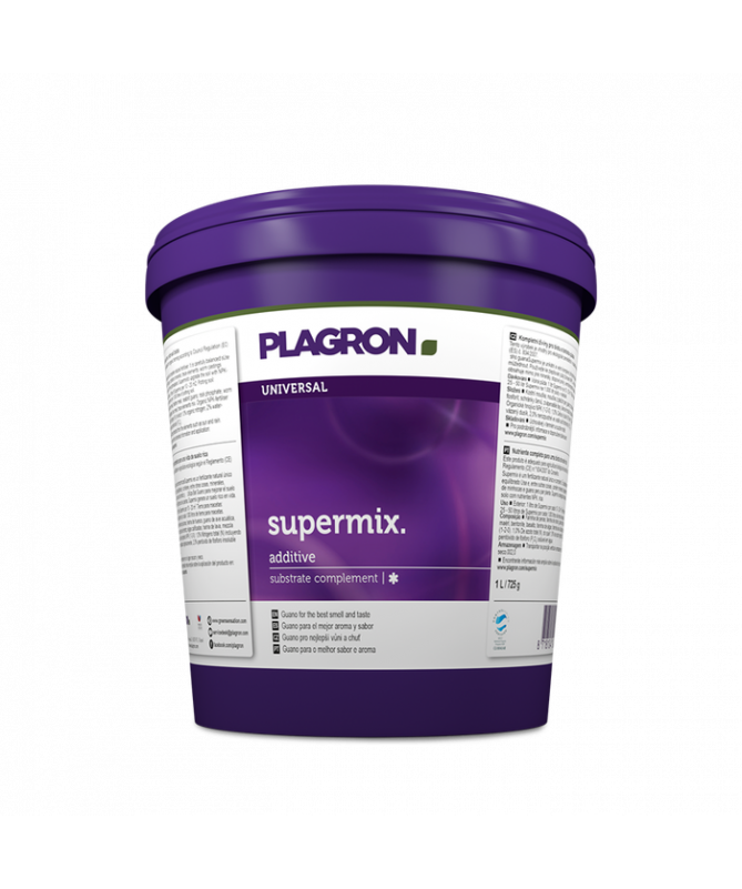 PLAGRON BIO SUPERMIX 1L - SYPKI NAWÓZ ORGANICZNY - 1 - BIO SUPERMIX Plagron to organiczny nawóz/dodatek do gleby, wyróżniający s