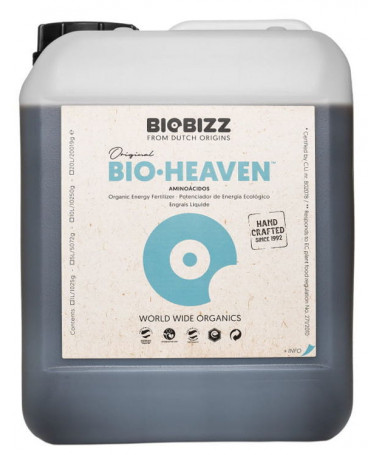 BioBizz Bio Heaven 5l 100% organiczny booster energetyczny - 1 - Bio Heaven jest w 100% organicznym stymulatorem wzrostu i kwitn