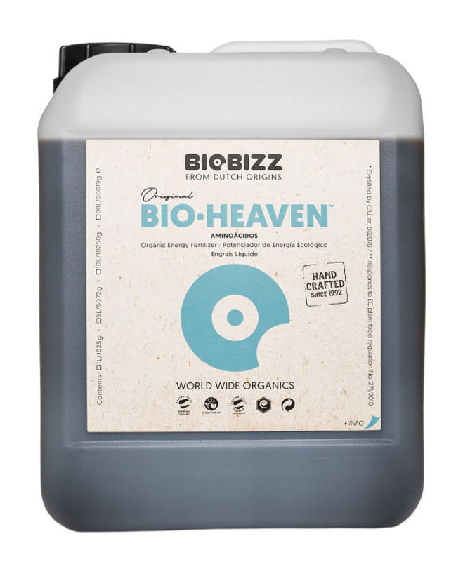BioBizz Bio Heaven 5l 100% organiczny booster energetyczny - 1 - Bio Heaven jest w 100% organicznym stymulatorem wzrostu i kwitn