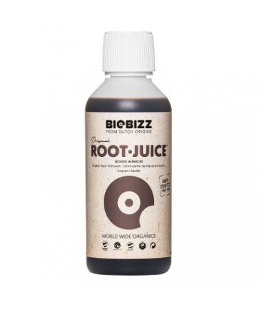 BioBizz Root Juice 250ml - stymulator wzrostu korzeni - 1 - RootJuice jest w 100% roślinnym stymulatorem wzrostu korzeni. Pobudz