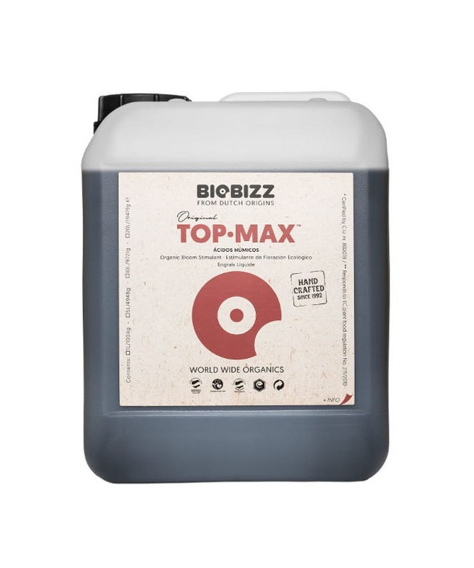 BioBizz TopMax 10l - 100% organiczny stymulator kwitnienia - 1 - Powoduje szybszy podział komórek podczas fazy kwitnienia i wzma