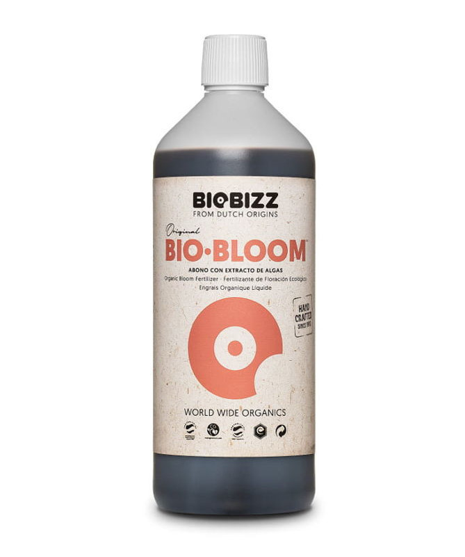 BioBizz Bio Bloom 1L - 1 - Bio-Bloom, nawóz na kwitnienie, w 100% organiczny.&nbsp; Zawiera niewielkie ilości azotu oraz dużo fosfor