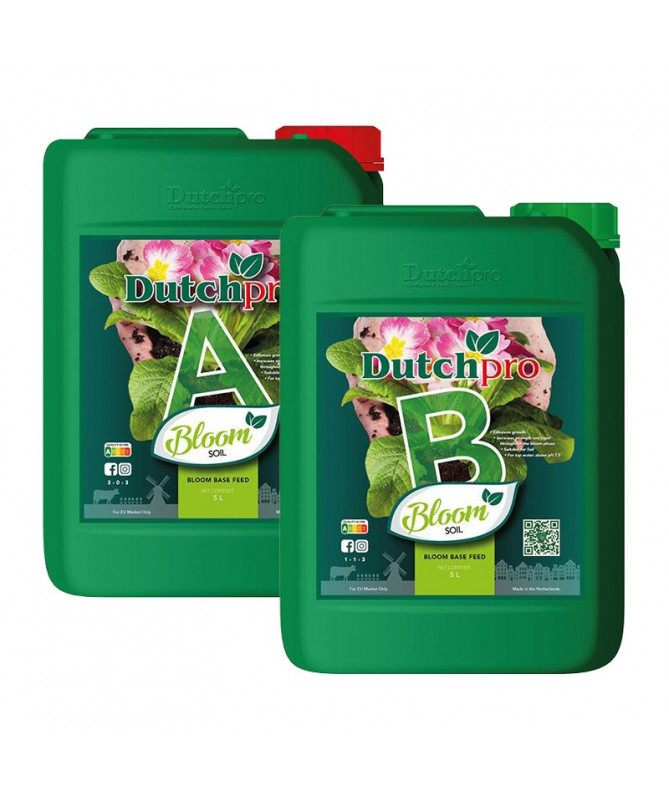 DUTCHPRO SOIL BLOOM A/B 2*5L - 1 - Nawóz na kwitnienie firmy Dutchpro to wyjątkowy kompleks przeznaczony do nawożenia gleby.
