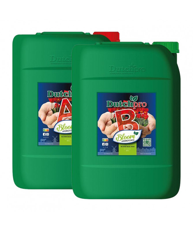 DUTCHPRO HYDRO/COCO BLOOM A/B 2*20L - 1 - Nawóz na kwitnienie Dutchpro Twoja roślina zasługuje na najwyższą jakość. Nawożenie g