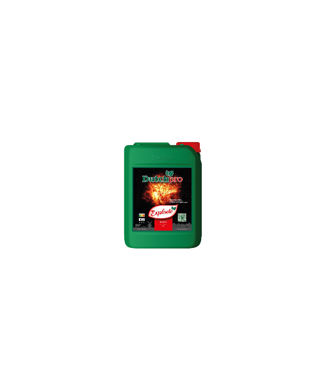 DUTCHPRO EXPLODE 5L - 1 - Explode to znakomity stymulator kwitnienia, który wzbogaci twoje rośliny w niezbędne minerały, składni