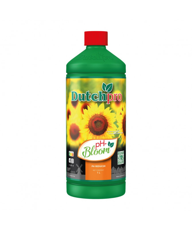 DUTCHPRO PH MINUS BLOOM 1L - 1 - Przeznaczony do dostosowania&nbsp;wartości pH w okresie kwitnienia.