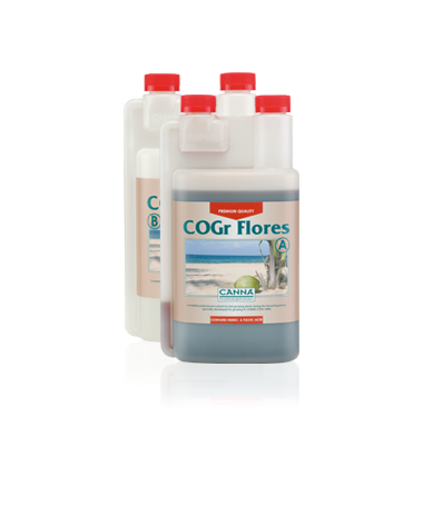 CANNA COCO COGR FLORES A/B 2*10L - 2 - COGr Flores jest kompletną profesjonalną pożywką dla szybko rosnących roślin, zawiera wsz