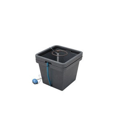 GHE System AquaFarm 45l - 1 - Rośliny są uprawiane w pojemniku napełnionym granulatem ceramicznym. Pojemnik jest zawieszony pona