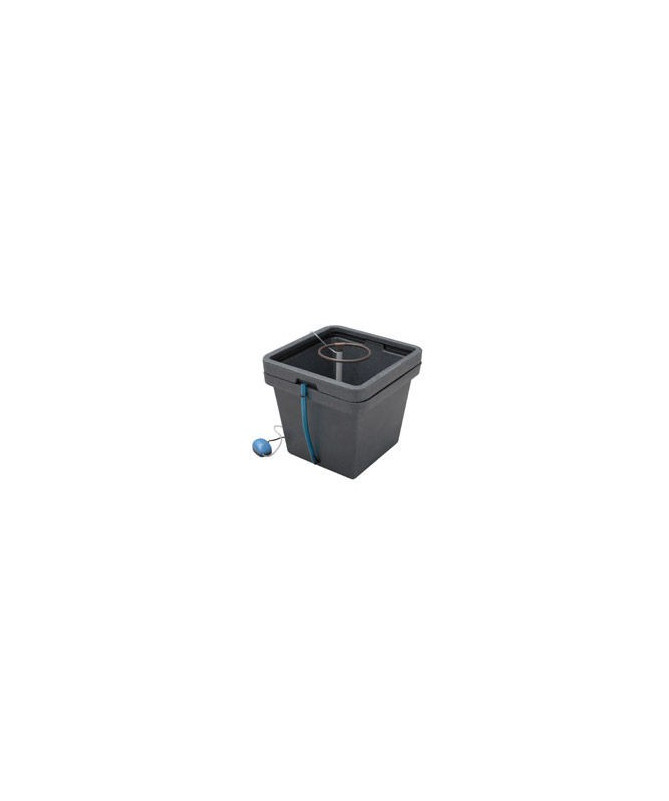 GHE System AquaFarm 45l - 1 - Rośliny są uprawiane w pojemniku napełnionym granulatem ceramicznym. Pojemnik jest zawieszony pona