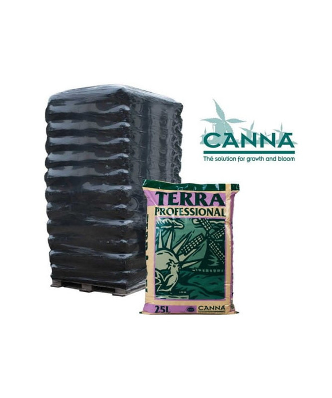 CANNA ZIEMIA TERRA PROFESSIONAL 50L paleta (60 worków) - 1 - to bogata, mocno napowietrzona ziemia o najwyższej klasie czystości