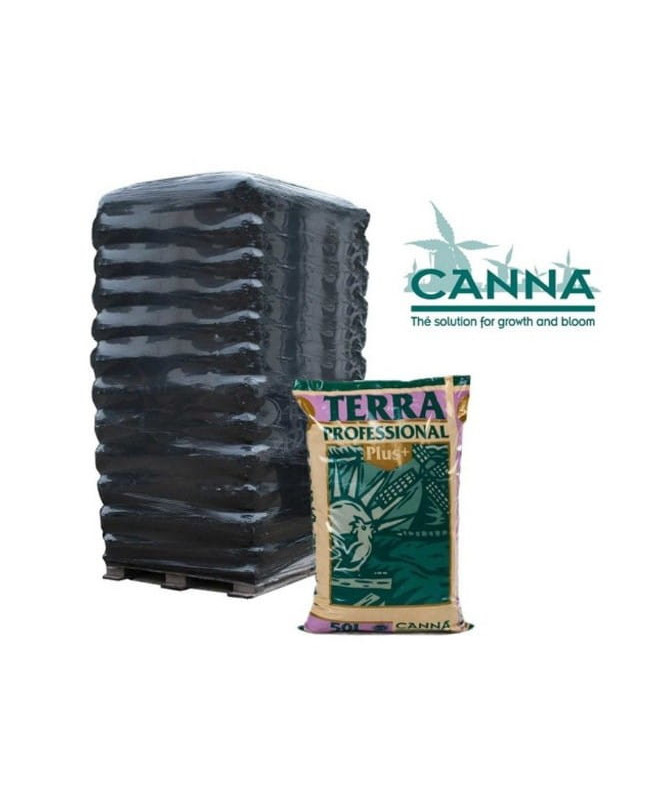 CANNA ZIEMIA PLUS TERRA PROFESSIONAL 50L paleta (60 worków) - 1 - to bogata, mocno napowietrzona ziemia o najwyższej klasie czys