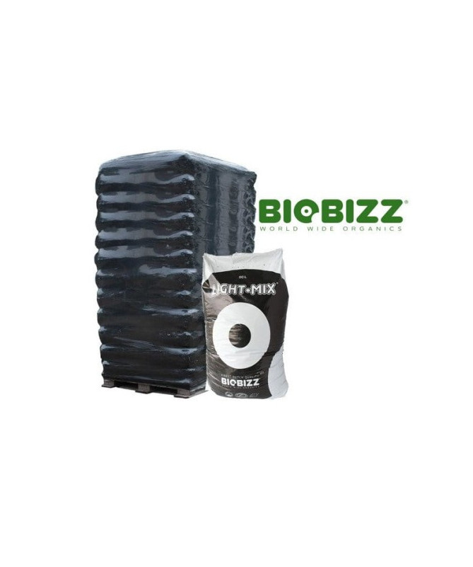 PALETA BIOBIZZ ZIEMIA LIGHT MIX 50L (60 worków) - 1 - Light-Mix jest idealną ziemią dla organicznych hodowców, którzy chcą mieć