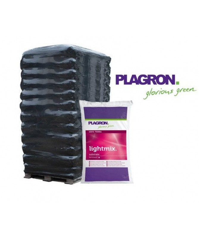 PALETA PLAGRON LIGHT MIX 50L (60 worków) - 1 - Lightmix jest minimalnie nawozonym podłożem zawierającym starannie dobrane rodzaj