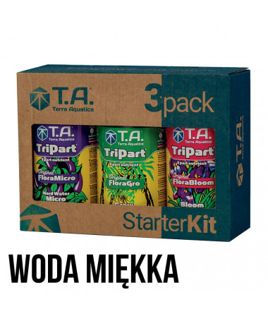 GHE / T.A. Tripack Micro Grow Bloom 3x500 soft water (woda miękka) - 1 - Zestaw zawierający podstawowe nawozy i dodatki: 3 nawo