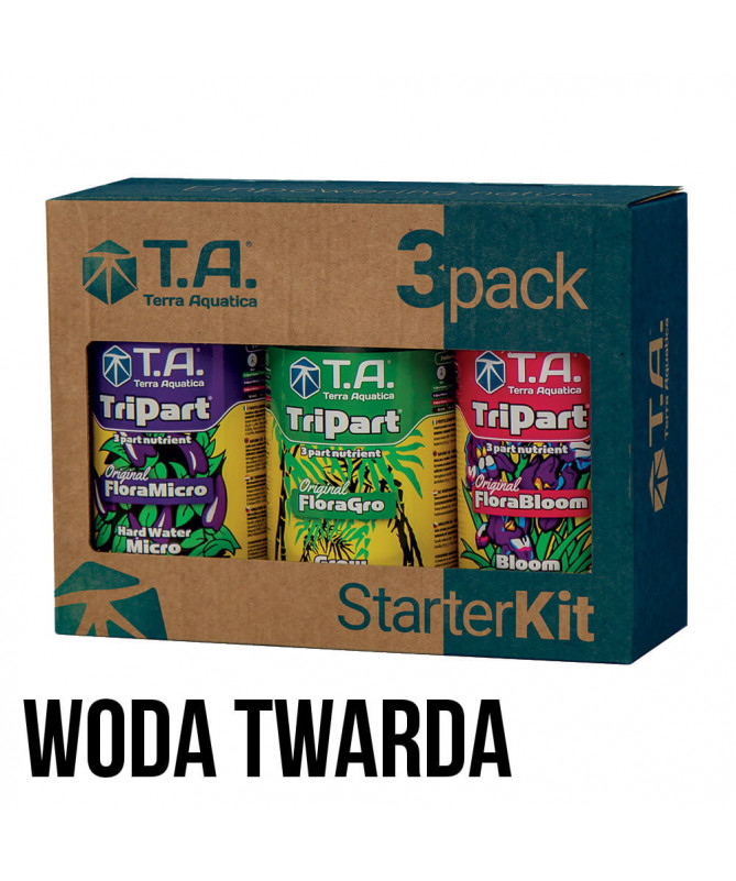 GHE / T.A. Tripack Micro Grow Bloom 3x500 hard water (woda twarda) - 1 - Zestaw zawierający podstawowe nawozy i dodatki: 3 nawoz GHE / T.A. Tripack Micro Grow Bloom 3x500 hard water (woda twarda) - 1 - Zestaw zawierający podstawowe nawozy i dodatki: 3 nawoz