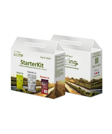 POWDER FEEDING STARTER KIT - 1 - Stworzony specjalnie na fazę wzrostu i kwitnienia odmian długo kwitnących, nasz Long Flowering 