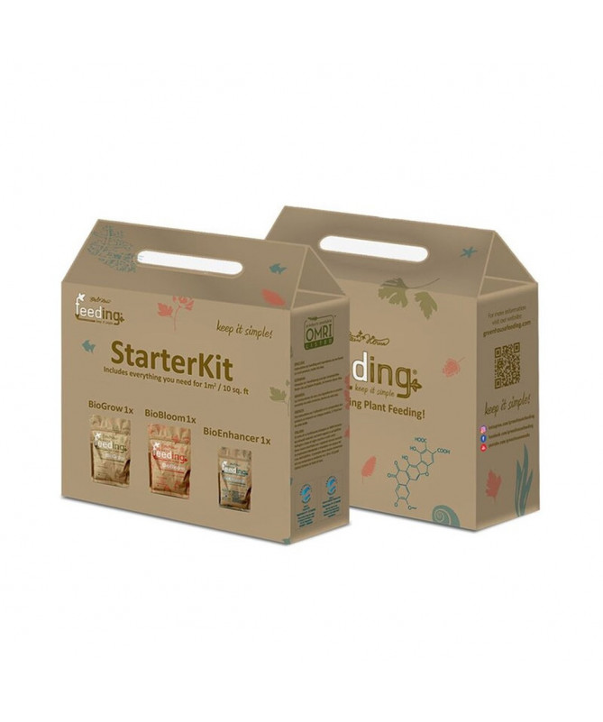 POWDER FEEDING BIO STARTER KIT - 1 - Stworzony specjalnie na fazę wzrostu i kwitnienia odmian długo kwitnących, nasz Long Flower