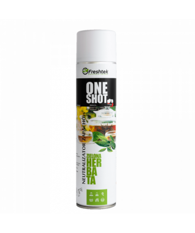 Freshtek ONE SHOT Zielona herbata Spray 600ml - neutralizator zapachu - 1 - Power Blasts są szczególnie przydatne tam, gdzie jes