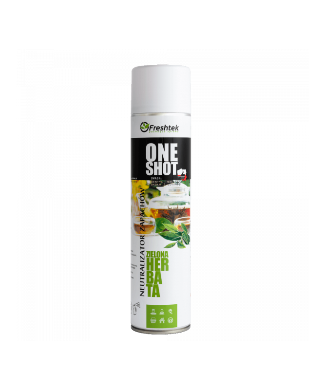 Freshtek ONE SHOT Zielona herbata Spray 600ml - neutralizator zapachu - 1 - Power Blasts są szczególnie przydatne tam, gdzie jes
